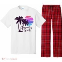 Clearwater Beach Trip Vacation Spring Break Sunset Graphic Gift Pajama Set thumb 0