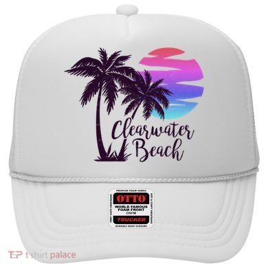 Clearwater Beach Trip Vacation Spring Break Sunset Graphic Gift Hat