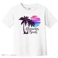Clearwater Beach Trip Vacation Spring Break Sunset Graphic Gift Toddler T-Shirt thumb 0