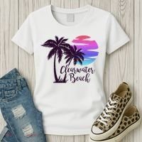Clearwater Beach Trip Vacation Spring Break Sunset Graphic Gift Women's T-Shirt thumb 3