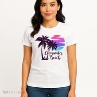 Clearwater Beach Trip Vacation Spring Break Sunset Graphic Gift Women's T-Shirt thumb 4