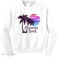 Clearwater Beach Trip Vacation Spring Break Sunset Graphic Gift Kids Sweatshirt thumb 0