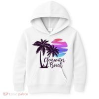 Clearwater Beach Trip Vacation Spring Break Sunset Graphic Gift Kids Hoodie thumb 0
