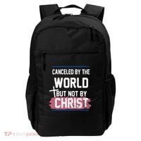 Canceled By The World But Not By Christ Backpack thumb 0
