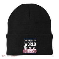 Canceled By The World But Not By Christ Beanie thumb 0