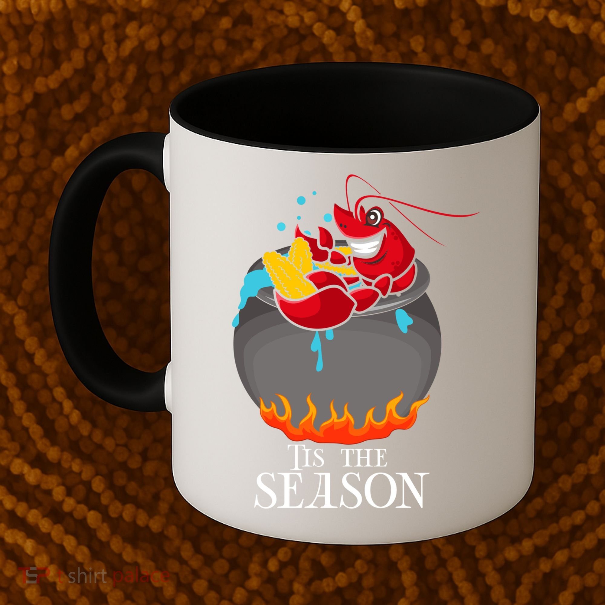 Crawfish Boil Tis The Season Crawdaddy Crayfish Funny Cute Gift Coffee Mug