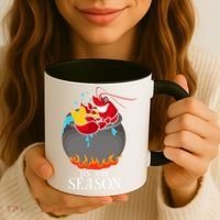Crawfish Boil Tis The Season Crawdaddy Crayfish Funny Cute Gift Coffee Mug thumb 3