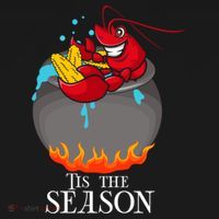 Crawfish Boil Tis The Season Crawdaddy Crayfish Funny Cute Gift Women's Hoodie thumb 2