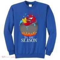 Crawfish Boil Tis The Season Crawdaddy Crayfish Funny Cute Gift Sweatshirt thumb 0