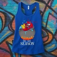 Crawfish Boil Tis The Season Crawdaddy Crayfish Funny Cute Gift Women's Tank Top thumb 3