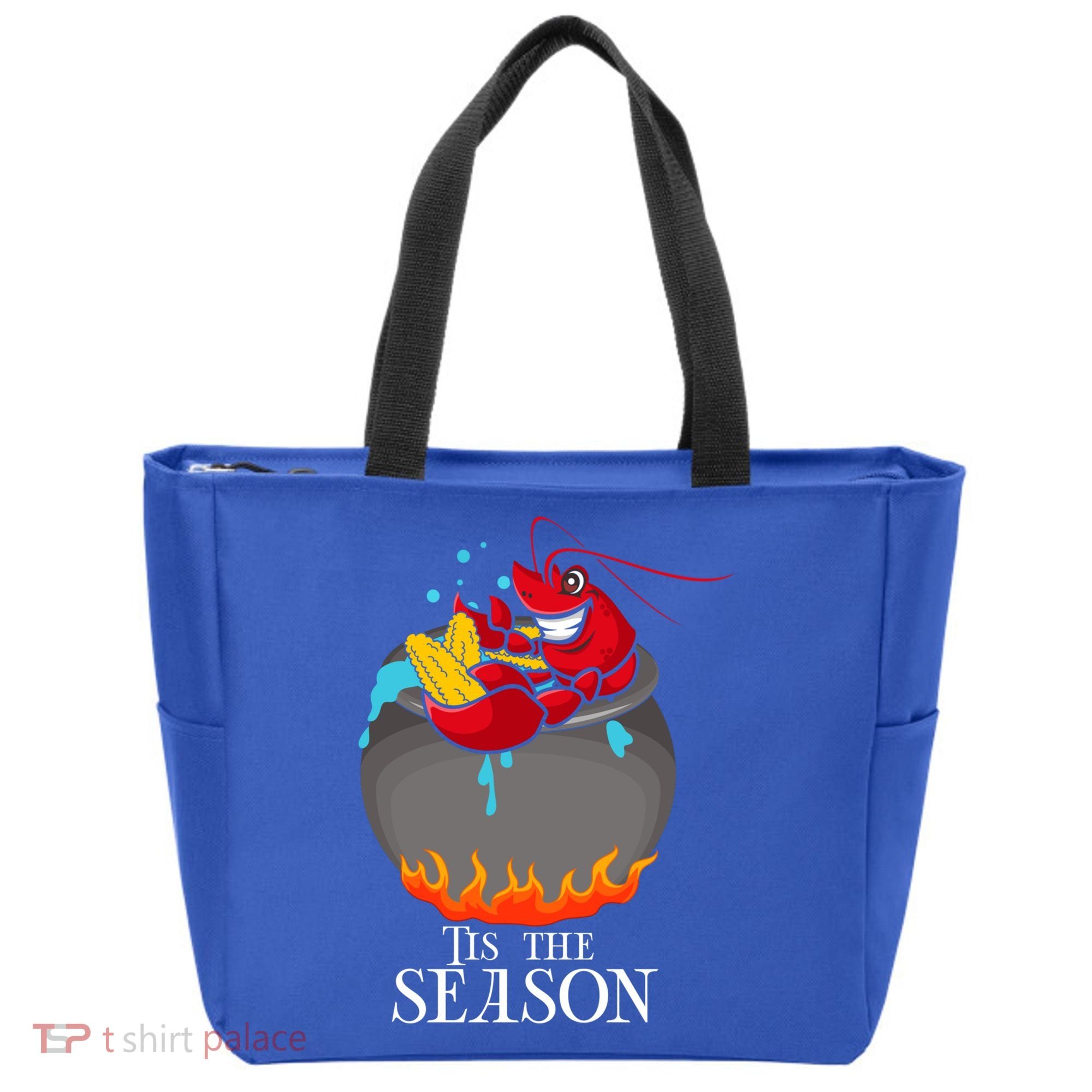 Crawfish Boil Tis The Season Crawdaddy Crayfish Funny Cute Gift Tote Bag