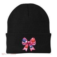 Coquette Bow Table Tennis Ping Pong Mothers Day Ribbon Mom Gift Beanie thumb 0