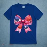 Coquette Bow Table Tennis Ping Pong Mothers Day Ribbon Mom Gift T-Shirt thumb 5
