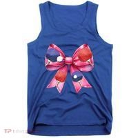 Coquette Bow Table Tennis Ping Pong Mothers Day Ribbon Mom Gift Tank Top thumb 0