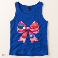 Coquette Bow Table Tennis Ping Pong Mothers Day Ribbon Mom Gift Tank Top thumb 2