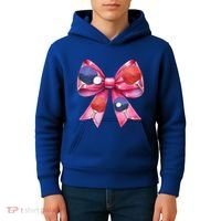 Coquette Bow Table Tennis Ping Pong Mothers Day Ribbon Mom Gift Kids Hoodie thumb 4