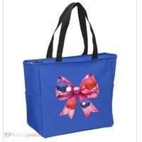 Coquette Bow Table Tennis Ping Pong Mothers Day Ribbon Mom Gift Tote Bag thumb 2