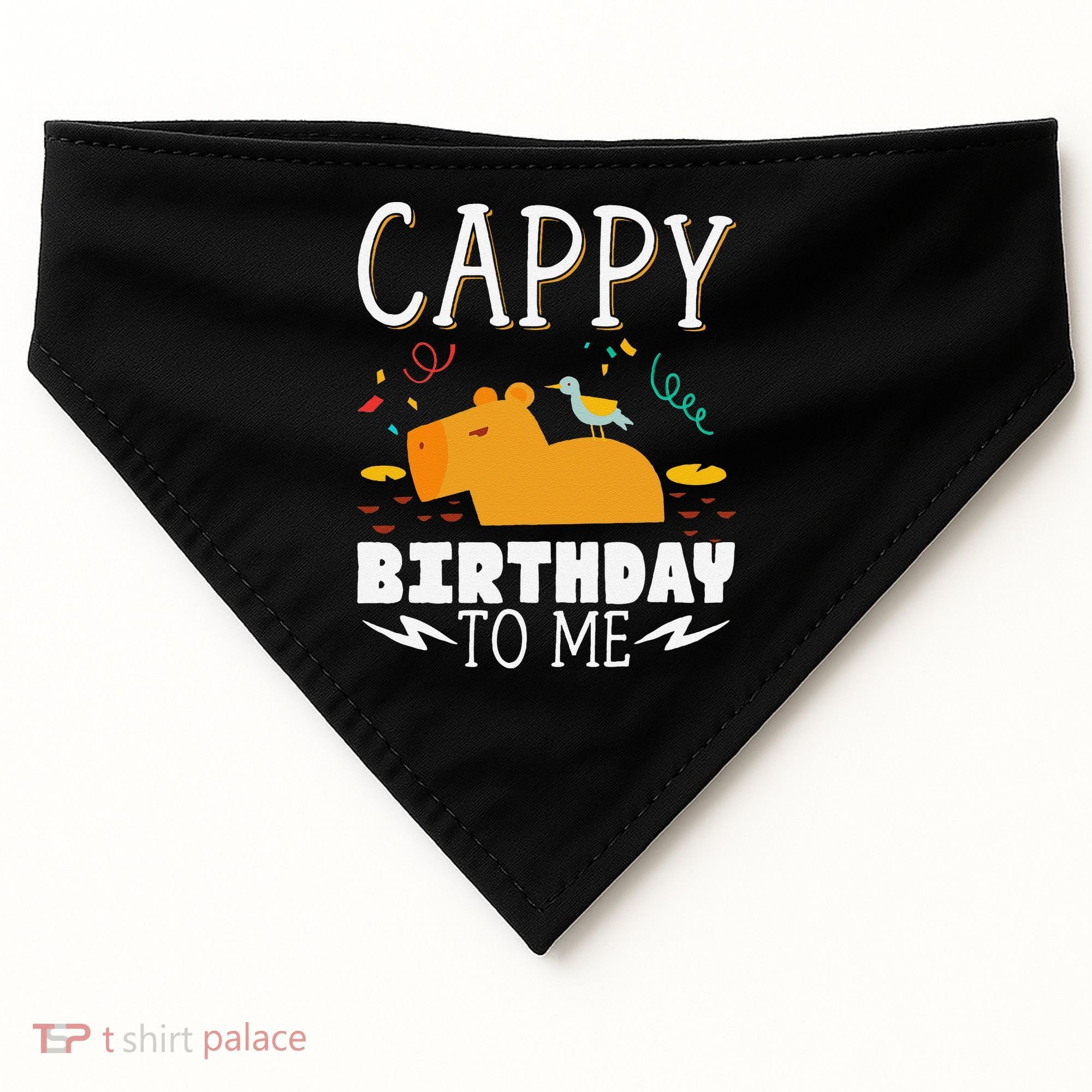 Cappy Birthday To Me Capy Birthday USA-Made Doggie Bandana