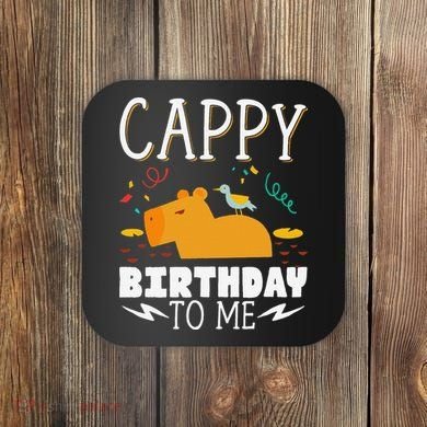 Cappy Birthday To Me Capy Birthday Coaster