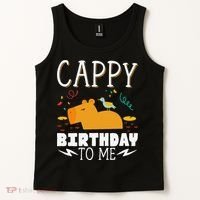 Cappy Birthday To Me Capy Birthday Tank Top thumb 2