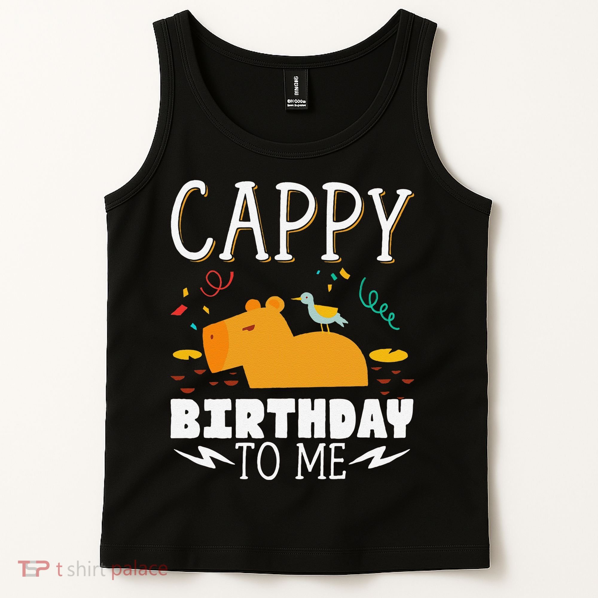 Cappy Birthday To Me Capy Birthday Tank Top