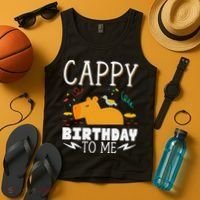Cappy Birthday To Me Capy Birthday Tank Top thumb 4
