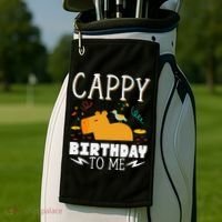 Cappy Birthday To Me Capy Birthday Golf Towel thumb 2