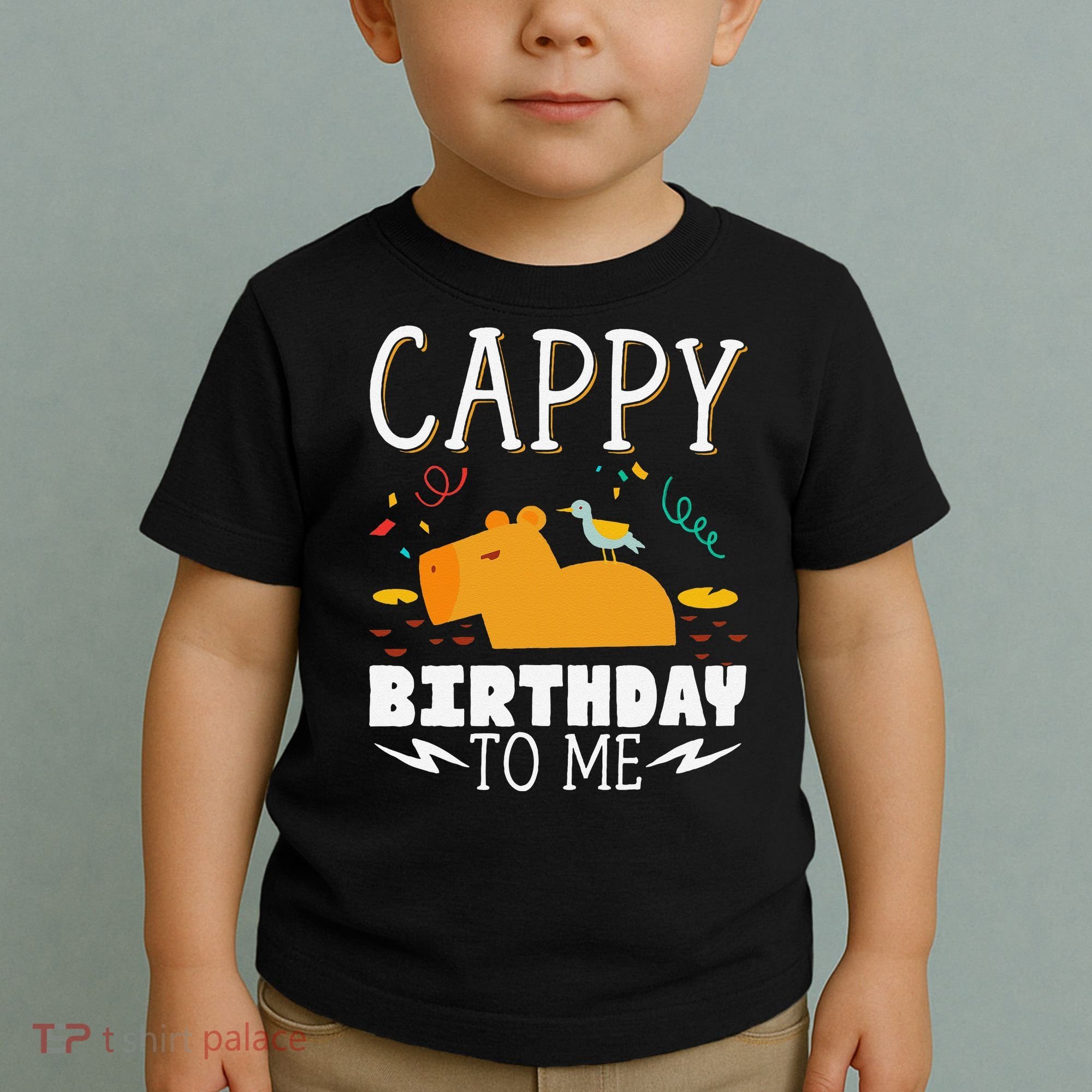 Cappy Birthday To Me Capy Birthday Toddler T-Shirt