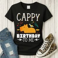 Cappy Birthday To Me Capy Birthday Women's T-Shirt thumb 3