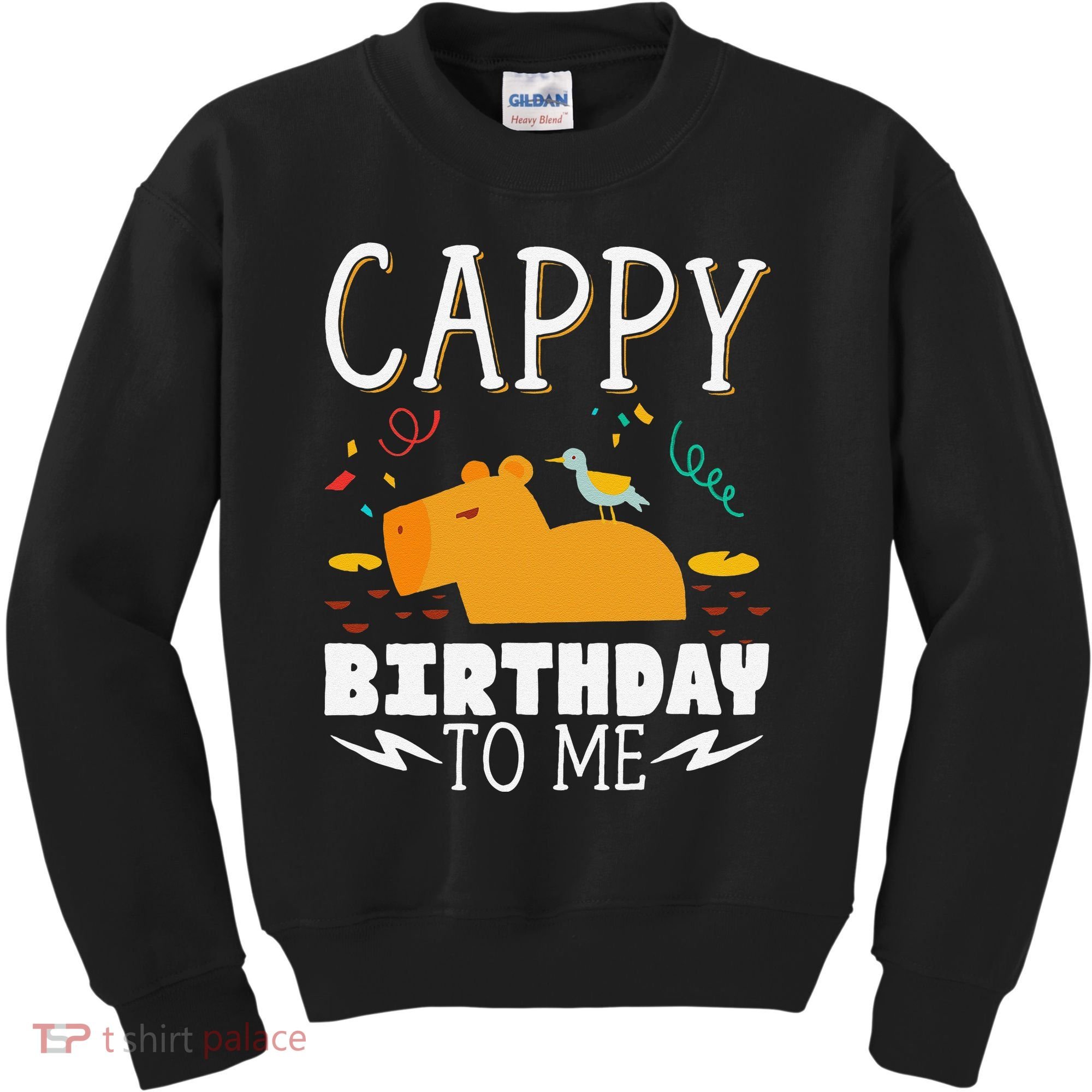 Cappy Birthday To Me Capy Birthday Kids Sweatshirt