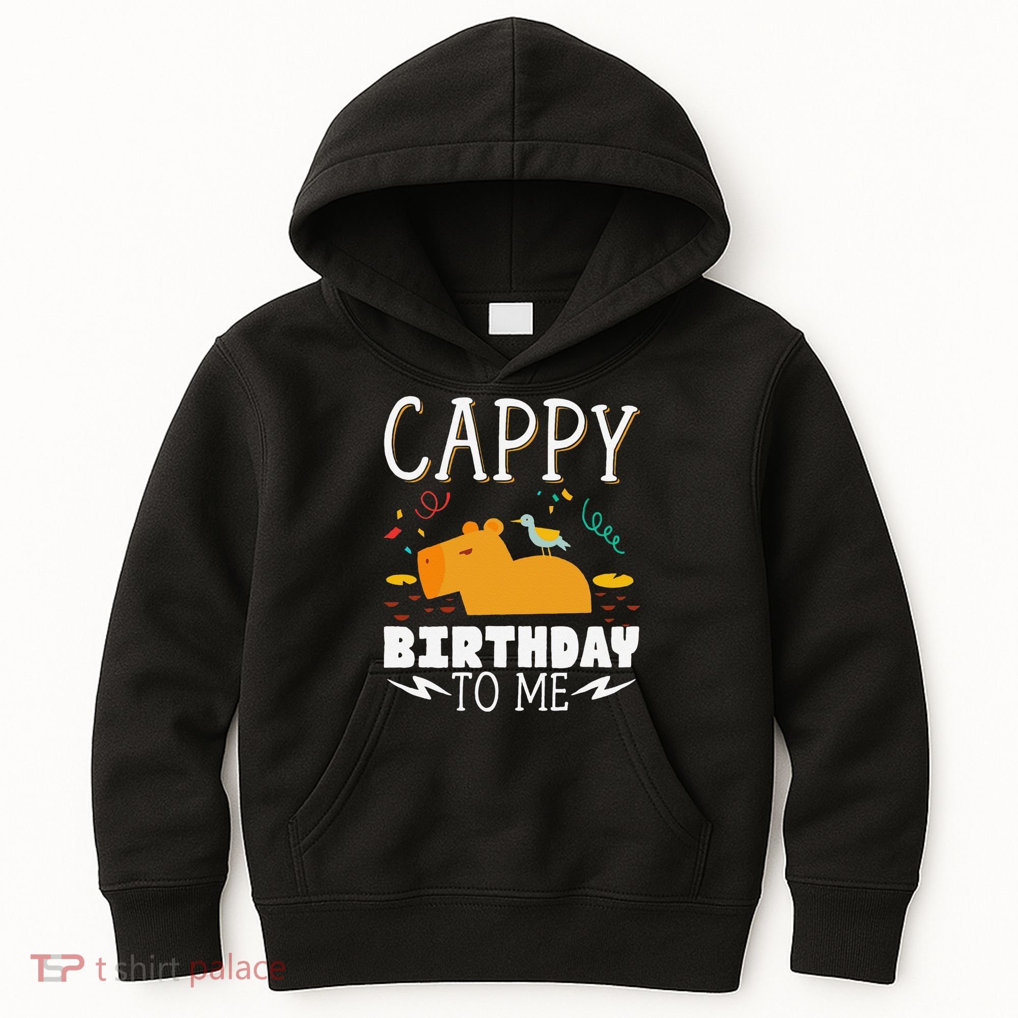 Cappy Birthday To Me Capy Birthday Kids Hoodie