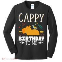 Cappy Birthday To Me Capy Birthday Kids Long Sleeve Shirt thumb 0