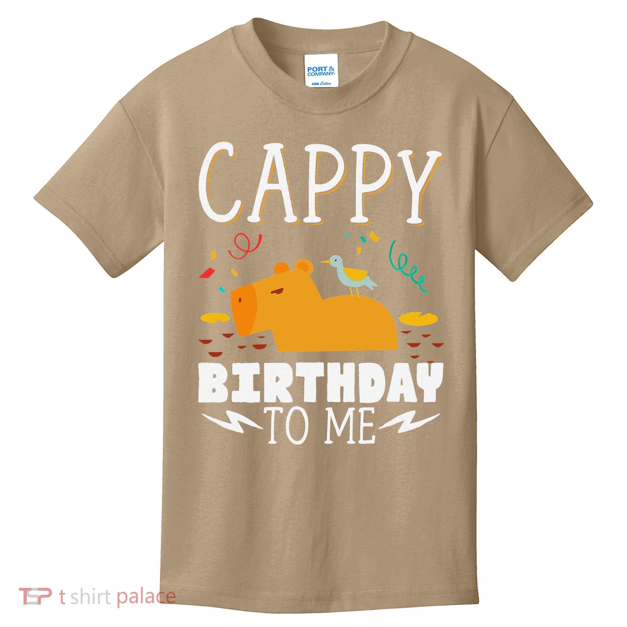 Cappy Birthday To Me Capy Birthday Kids T-Shirt