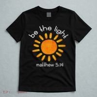 Christian Be The Light Bible Scripture Faith Quote Gifts T-Shirt thumb 5