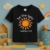 Christian Be The Light Bible Scripture Faith Quote Gifts Toddler T-Shirt thumb 3