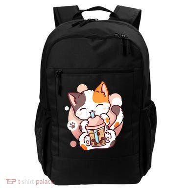 Cat Boba Tea Bubble Tea Anime Kawaii Neko Backpack