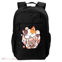 Cat Boba Tea Bubble Tea Anime Kawaii Neko Backpack thumb 0