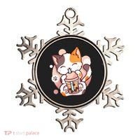 Cat Boba Tea Bubble Tea Anime Kawaii Neko Ornament thumb 0