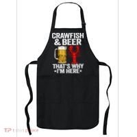 Crawfish & Beer Thats Why Im Here Crayfish Daddy Crawfish Apron thumb 0
