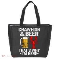 Crawfish & Beer Thats Why Im Here Crayfish Daddy Crawfish Tote Bag thumb 0