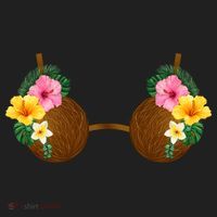 Coconut Bra Tiki Women's Sweatshirt thumb 2