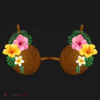 Coconut Bra Tiki Backpack thumb 2
