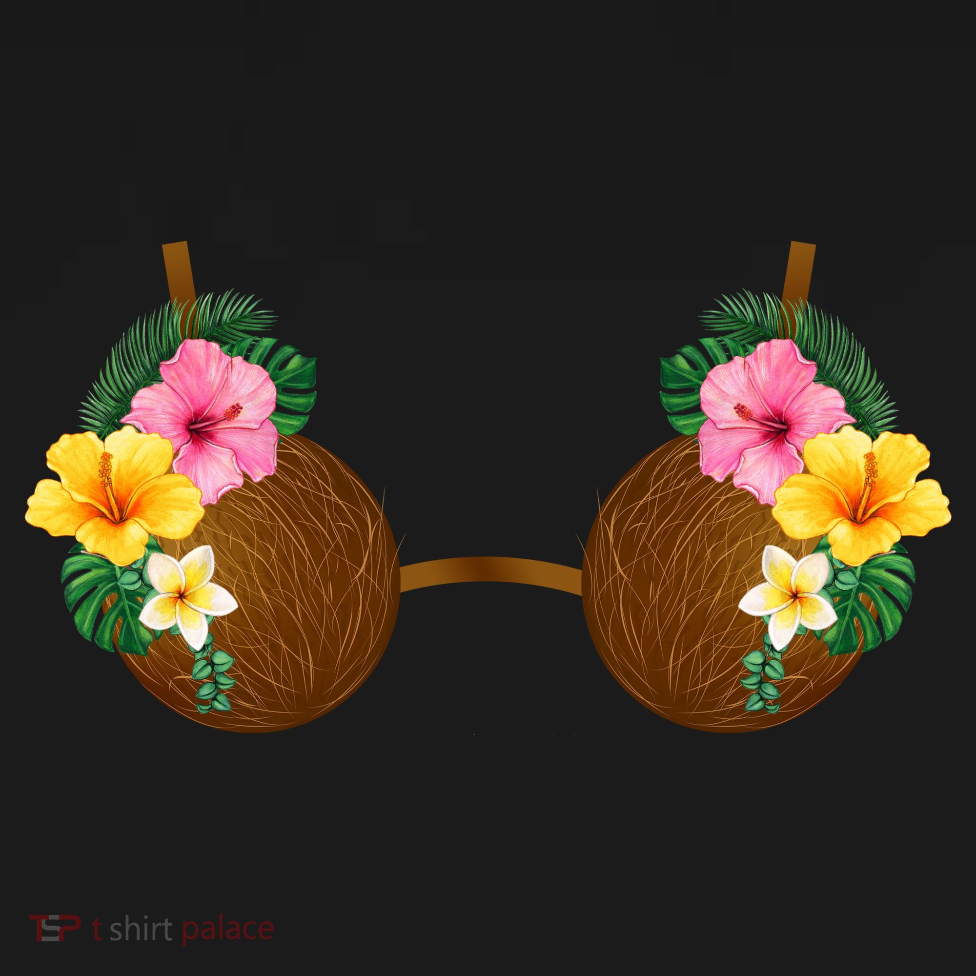 Coconut Bra Tiki Backpack