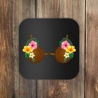Coconut Bra Tiki Coaster thumb 0