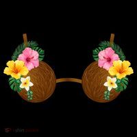 Coconut Bra Tiki Toddler Hoodie thumb 2