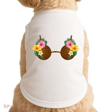 Coconut Bra Tiki Doggie Tank