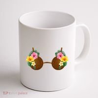 Coconut Bra Tiki Coffee Mug thumb 1