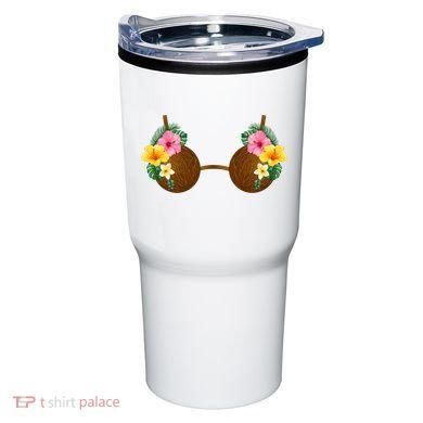 Coconut Bra Tiki Tumbler