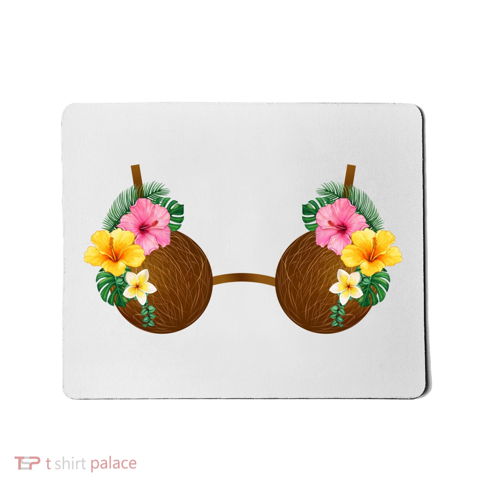 Coconut Bra Tiki Mousepad