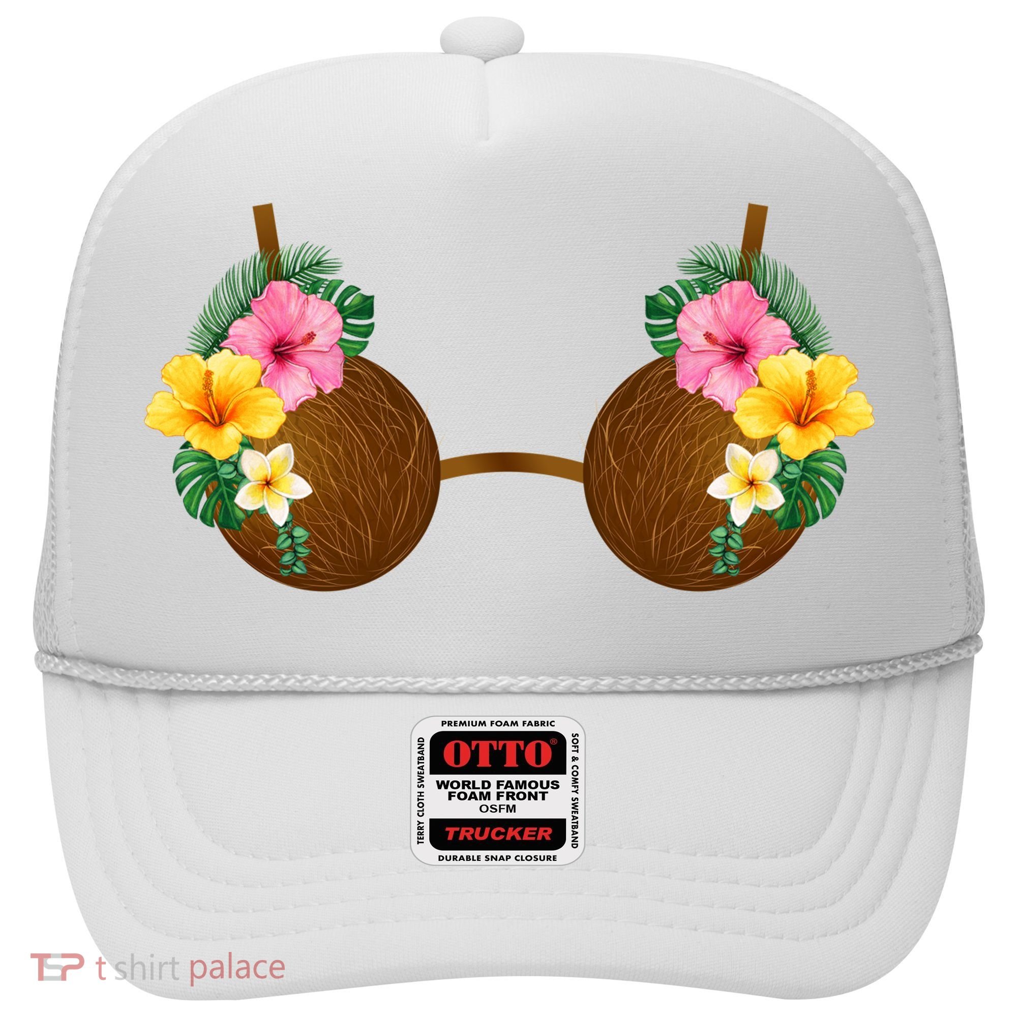 Coconut Bra Tiki Hat